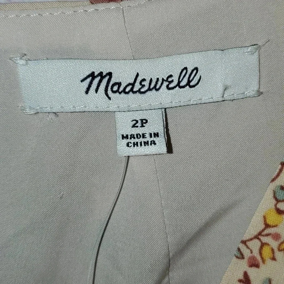 Madewell Maxi Dress in Blossoming Vines Size 2P NWT - Picture 8 of 16